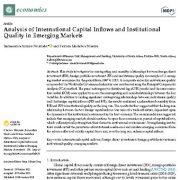 تحلیل جریان های سرمایه بین المللی و کیفیت نهادی در بازارهای نوظهور