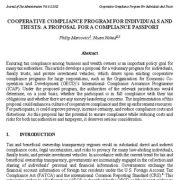برنامه تبعیت مالیاتی مشارکتی  برای  افراد و شرکت ها:طرح پیشنهادی برای