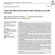 زندگی با بیماری پروانه ای یا اپیدرمولیز بولوزا: چالش های روزانه و نیازهای مراقبت بهداشتی