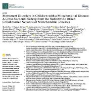 اختلالات حرکتی در کودکان مبتلا به بیماری میتوکندریایی