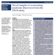 دیدگاه و بینش های جدید  مربوط به سندرم بیش تمرینی براساس مطالعه  EROS