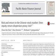 ریسک و نرخ بازده در بازار سهام چین