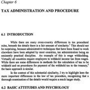مدیریت و رویه‌های مالیات