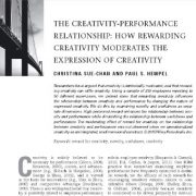 رابطه عملکرد- خلاقیت: چگونه پاداش دهی موجب بروز خلاقیت می‌شود