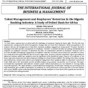 مدیریت استعدادها و حفظ کارکنان در صنعت بانکداری نیجریه: مطالعه یونایتدبانک آفریقا