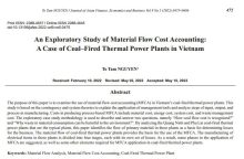 مطالعه اکتشافی حسابداری هزینه جریان مواد: مطالعه موردی از نیروگاه‌های حرارتی