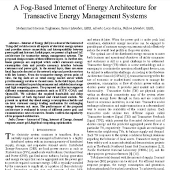 معماری و ساختار اینترنت انرژی