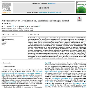 COVID-19 با ایزولاسیون، قرنطینه