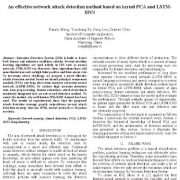 یک روش مؤثر تشخیص حمله به شبکه بر اساس PCA کرنل LSTM-RNN