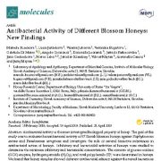 فعالیت ضد باکتریایی عسل های شکوفه های مختلف: یافته های جدید