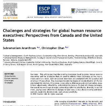 چالش‌ها و راهبردهای مدیریت جهانی