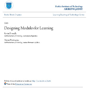 طراحی ماژول‌ها برای یادگیری
