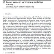 مدل سازی انرژی- اقتصاد- محیط زیست:یک نظر سنجی