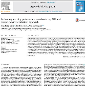 رویکرد ارزیابی جامع و AHP فازی
