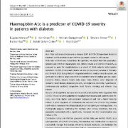 هموگلوبین A1c پیش بینی کننده شدت COVID ‐ ۱۹ در بیماران دیابتی است