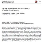 ناهنجاری های بین روزی و کارایی بازار: تحلیل ربات معامله گری