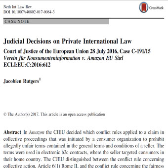تصمیمات قضایی در حقوق بین الملل