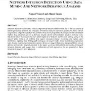 تشخیص نفوذ شبکه با استفاده از داده‌کاوی و تحلیل رفتار شبکه