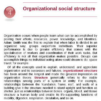 ساختار اجتماعی سازمانی
