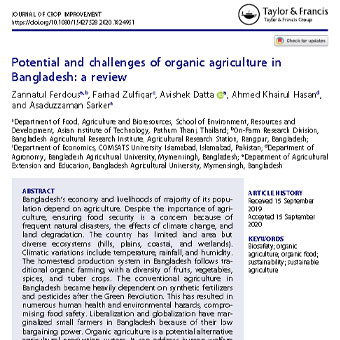 پتانسیل و چالش‌های کشاورزی ارگانیک