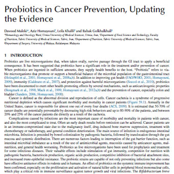 سرطان و استفاده از پروبیوتیک