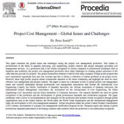مدیریت هزینه پروژه-چالش ها و معضلات جهانی
