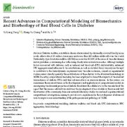 پیشرفت های اخیر در مدل سازی محاسباتی بیومکانیک و بیورئولوژی گلبول های قرمز در دیابت