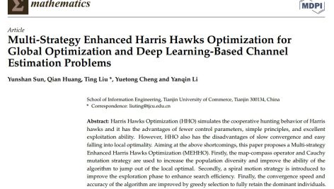 بهینه‌سازی شاهین هریس پیشرفته مبتنی بر استراتژی چندگانه برای بهینه‌سازی سراسری و مسائل تخمین کانال مبتنی بر یادگیری عمیق