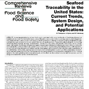 ردیابی غذاهای دریایی در ایالات متحده