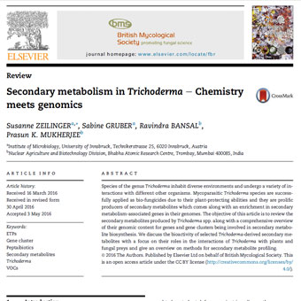متابولیسم ثانویه در تریکودرما-تلاقی شیمی باژنومیک