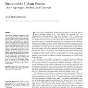 فرم های ماندگار شهری: تیپولوژی، مدل ها و مفاهیم آن ها