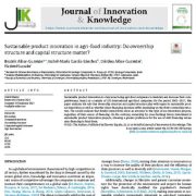 نوآوری محصول پایدار در صنایع کشاورزی و غذایی