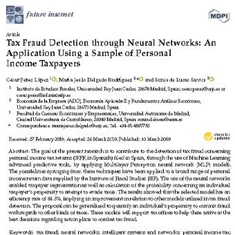 تشخیص تقلب مالیاتی از شبکه عصبی