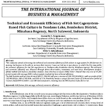 بازدهی فنی و اقتصادی پرورش ماهی