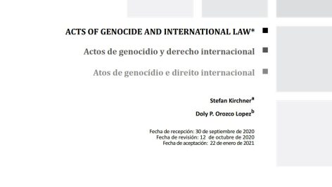 نسل کشی و حقوق بین الملل