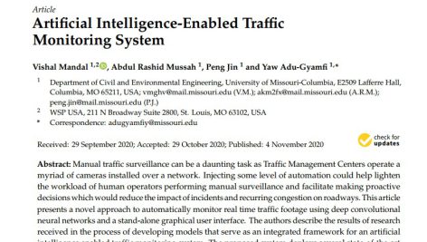 سیستم نظارت بر ترافیک مبتنی بر هوش مصنوعی