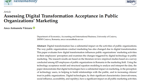 ارزیابی پذیرش تحول دیجیتال در بازاریابی سازمان‌های دولتی