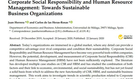 مسئولیت اجتماعی شرکت و مدیریت منابع انسانی: به سوی سازمان‌های تجاری پایدار