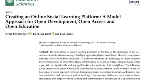 ایجاد پلتفرم یادگیری اجتماعی آنلاین: رویکردی مدل محور برای توسعه باز، دسترسی آزاد و آموزش آزاد