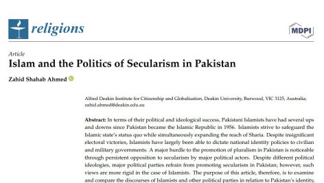 اسلام و سیاست سکولاریسم در پاکستان