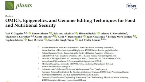 تکنیک‌های OMIC، اپی ژنتیک و ویرایش ژنوم برای امنیت غذایی و تغذیه‌ای