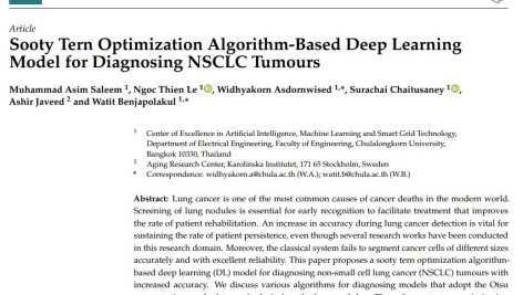 مدل یادگیری عمیق مبتنی بر الگوریتم بهینه سازی پرستوی دریایی برای تشخیص تومورهای NSCLC