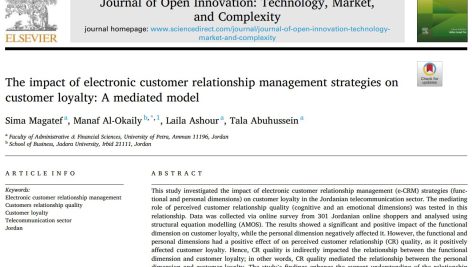 تأثیر استراتژی‌های مدیریت ارتباط با مشتری الکترونیکی بر وفاداری مشتری: یک مدل میانجی