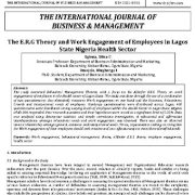 نظریه E.R.G و مشارکت(تعهد) کاری کارکنان در بخش بهداشت ایالت لاگوس نیجریه