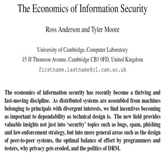 اقتصاد امنیت اطلاعات