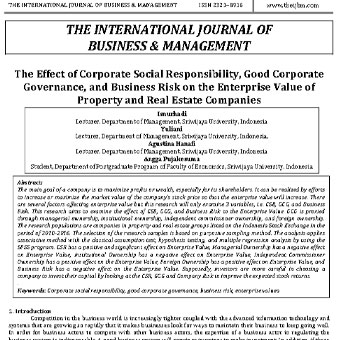 مسئولیت اجتماعی شرکت‌ها، حاکمیت شرکتی خوب