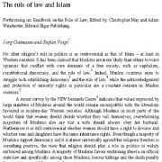 حاکمیت قانون و اسلام