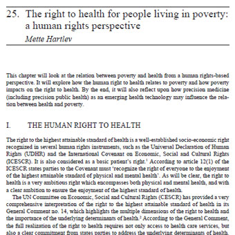 حق بهداشت و سلامت برای افراد